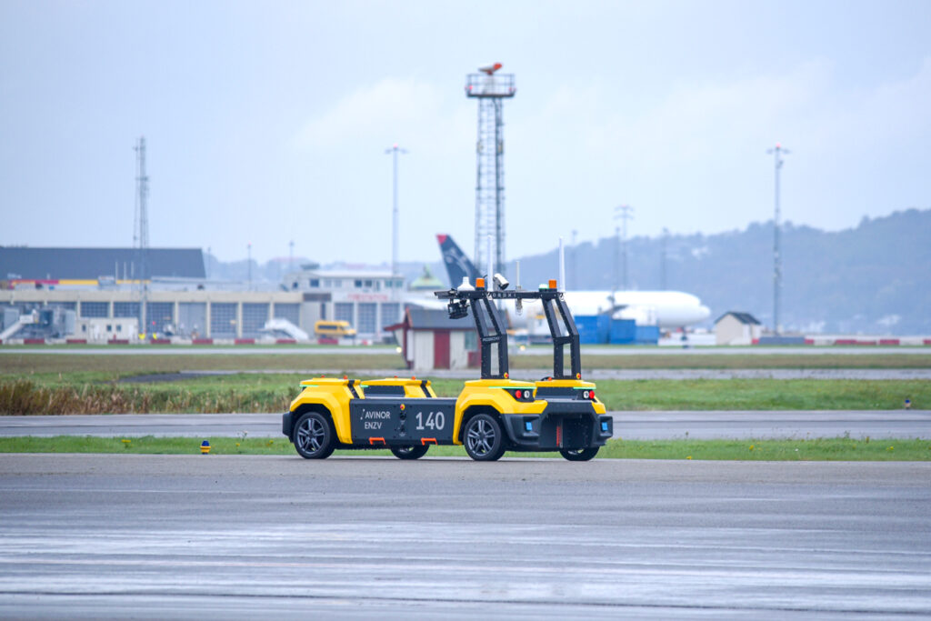 The Roboxi rover automating airport runways inspection and maintenance services.