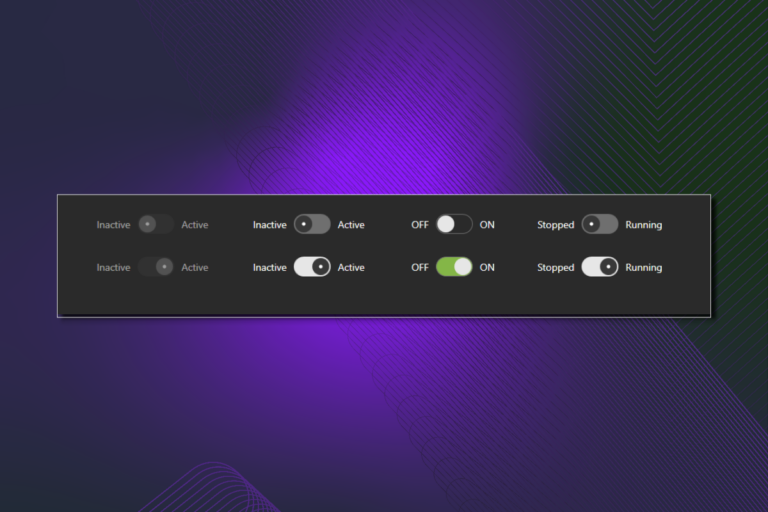 New toggle switch in VJU Studio 3.0
