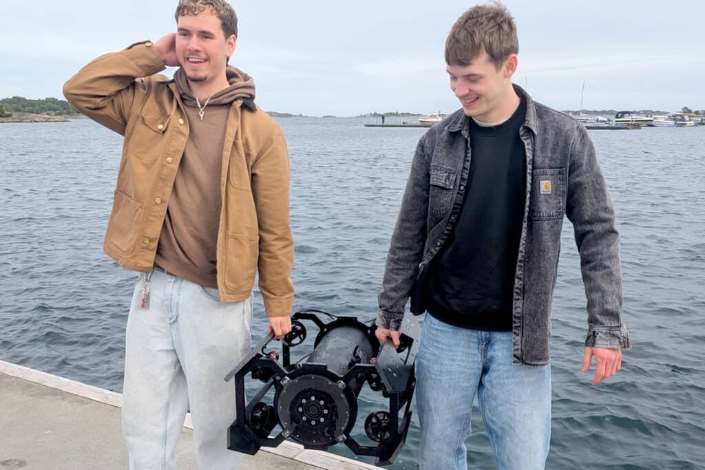 The K2 ROV ready for water test