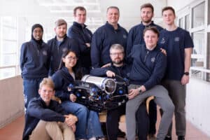 UiS Subsea students working on their ROV, supported by Ixys as Gold Sponsor