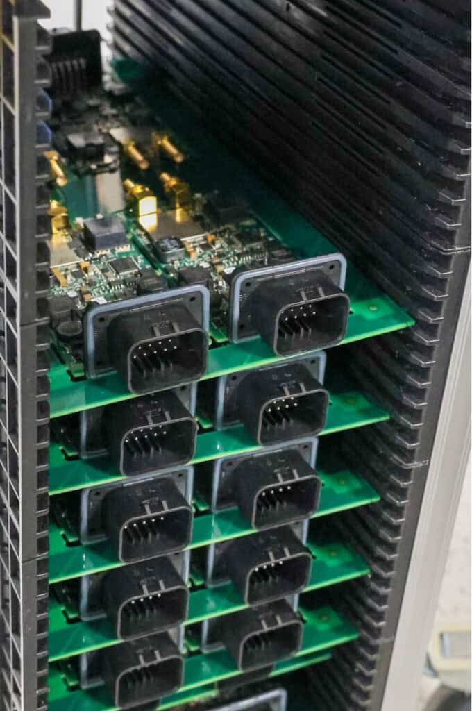 Close-up of Ixys PCB used in Kolumbus electric city bikes