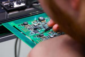 Close-up of Ixys PCB used in Kolumbus electric city bikes