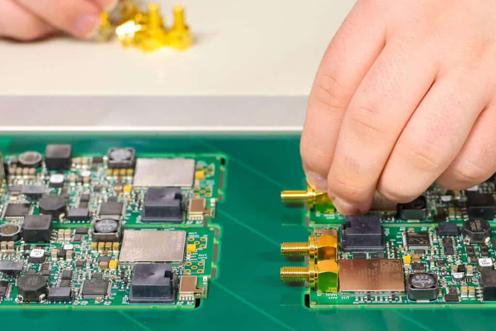 Close-up of Ixys PCB used in Kolumbus electric city bikes