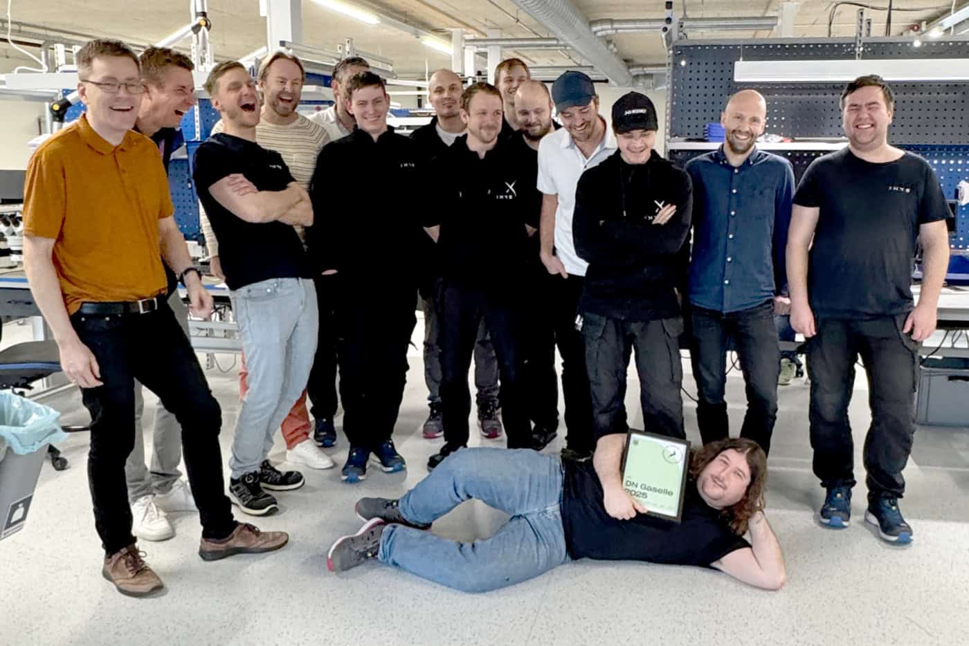 Ixys team celebrating the Gaselle Award 2025 for the eighth consecutive year