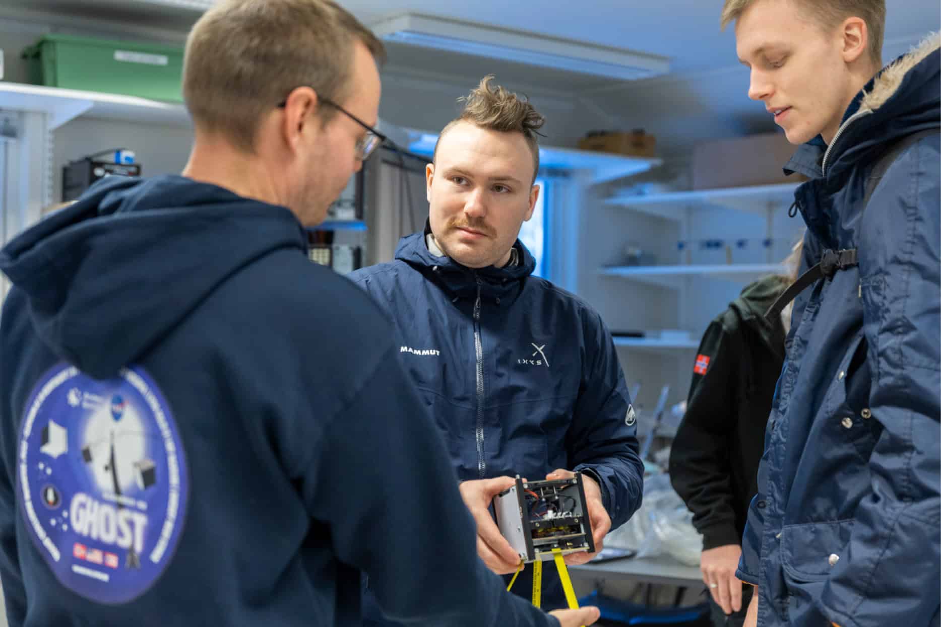Ixys team visiting Andøya Space to witness the launch of the GHOST student rocket carrying CubeSats developed by Ixys.