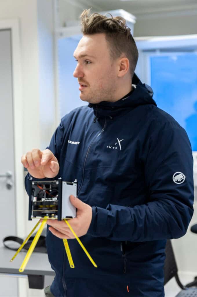 Ixys team visiting Andøya Space to witness the launch of the GHOST student rocket carrying CubeSats developed by Ixys.