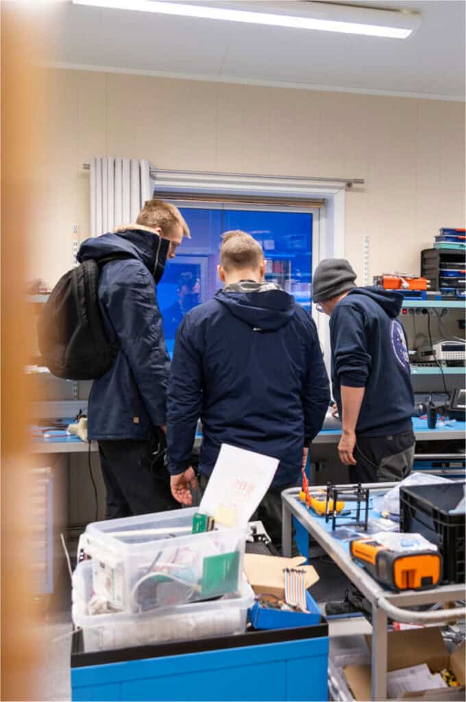 Ixys team visiting Andøya Space to witness the launch of the GHOST student rocket carrying CubeSats developed by Ixys.