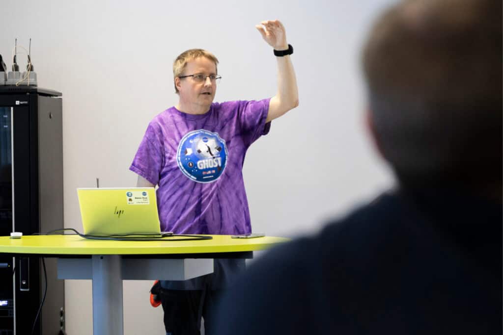 Ixys team visiting Andøya Space to witness the launch of the GHOST student rocket carrying CubeSats developed by Ixys.