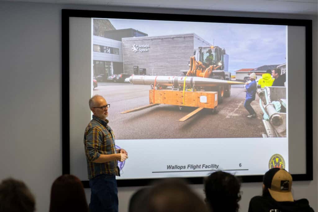 Ixys team visiting Andøya Space to witness the launch of the GHOST student rocket carrying CubeSats developed by Ixys.