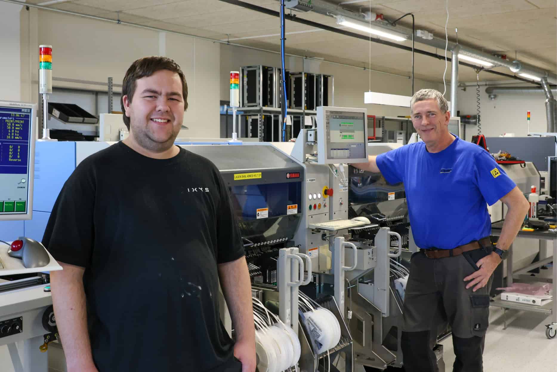 Installation of Yamaha YS12F and YS12 pick and place machines